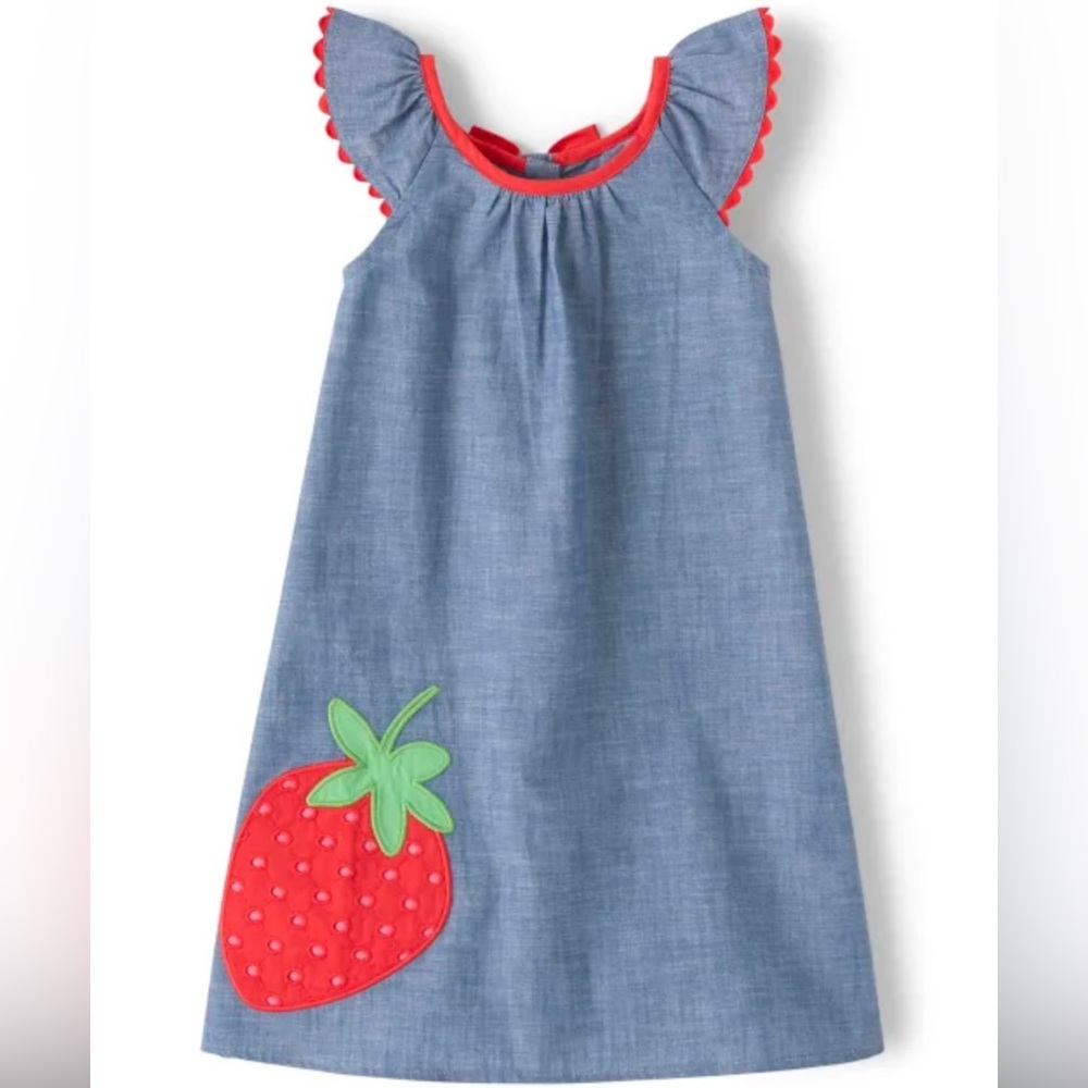 Gymboree Girls Strawberry dress. NWT size 7